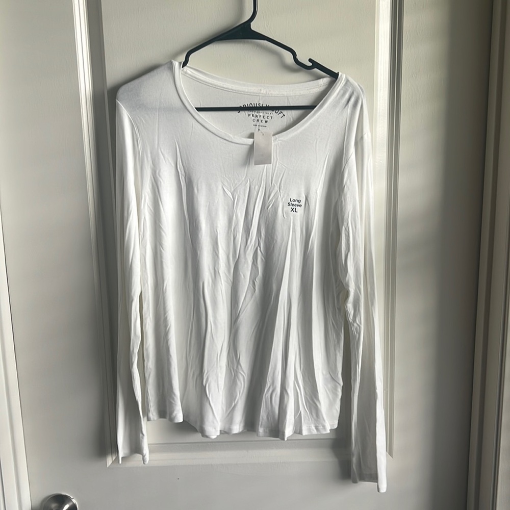 White Seriously Soft Long Sleeve